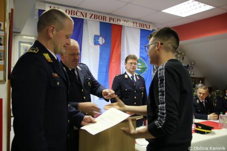 Občni zbor Prostovoljnega gasilskega društva Zgornji Tuhinj 25
